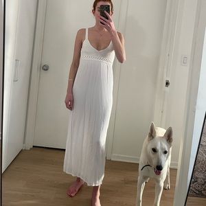 Sincerely Jules white crochet top summer dress